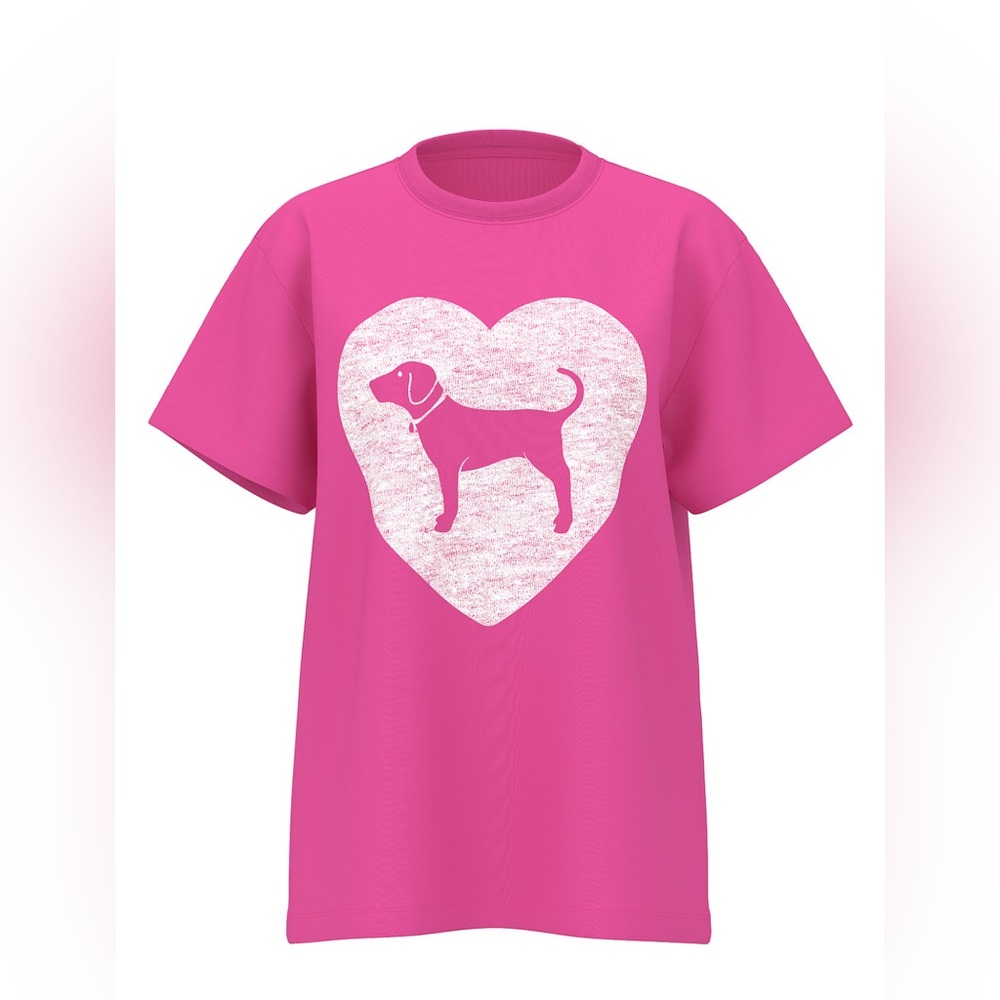 NEW! đĽ VS PINK CAMPUS COTTON TEE - Picture 2 of 5
